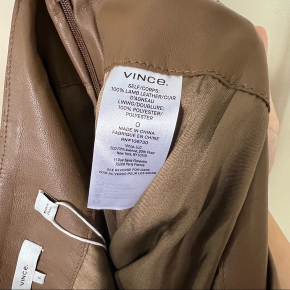 Vince Leather Shorts - Picture 6 of 8